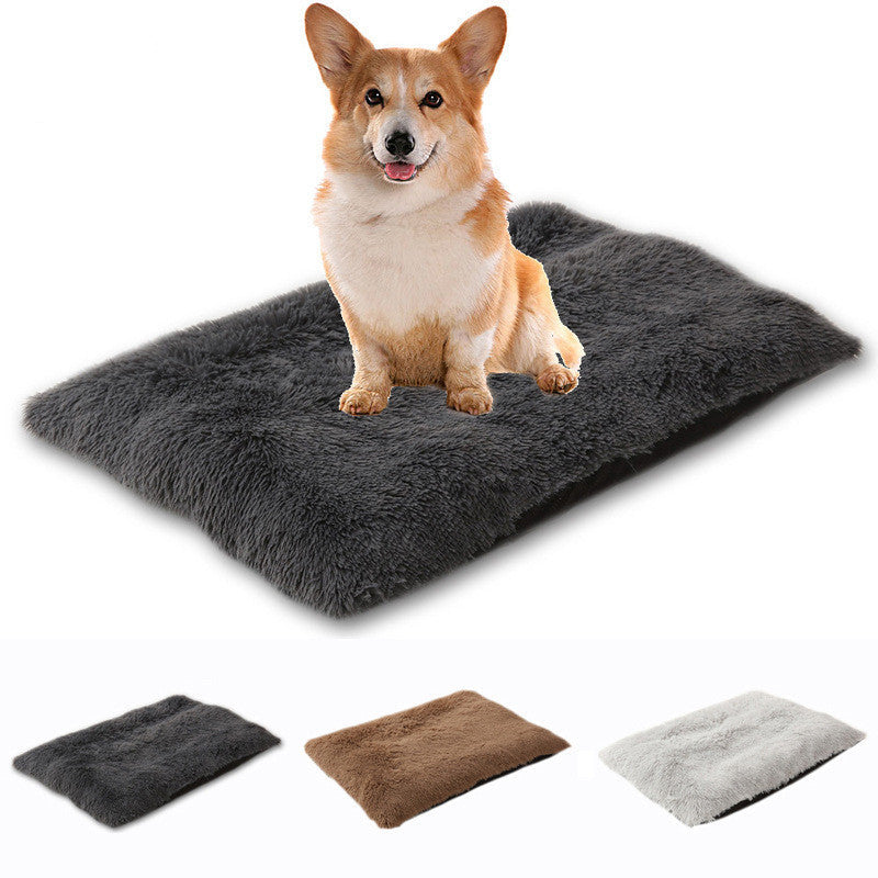 Tapis en peluche pour animaux de compagnie Tapis antidérapant pour nid d'animaux de compagnie 